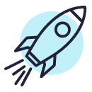 Rocket graphic